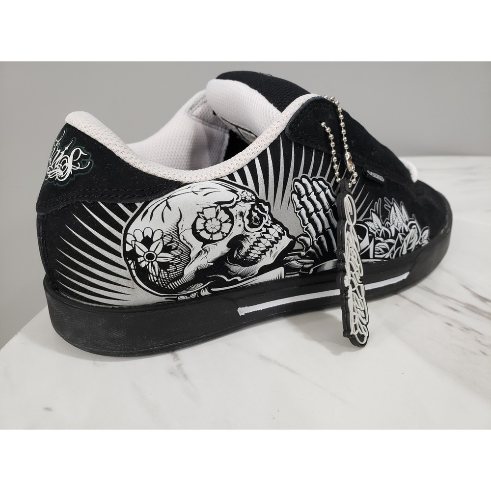 NEW Osiris Serve x Maxx242 Praying Skull Hands Skateboarding Shoes‎ Men's US 8